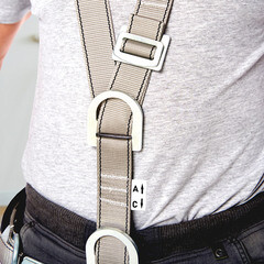 Страховочная система Окапром СП-5 лента синяя/серая (0172) - фото 5