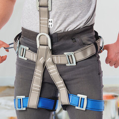 Страховочная система Окапром СП-5 лента синяя/серая (0172) - фото 3