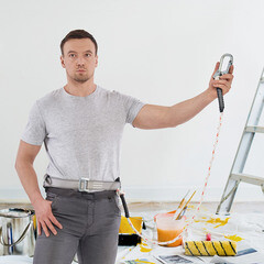 Страховочная система Окапром УС-1В веревка 1,5 м синяя/серая (0210) - фото 4