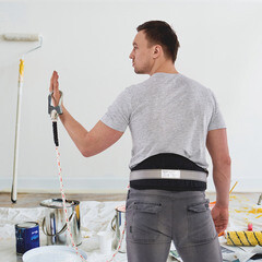 Страховочная система Окапром УС-1В веревка 1,5 м синяя/серая (0210) - фото 3