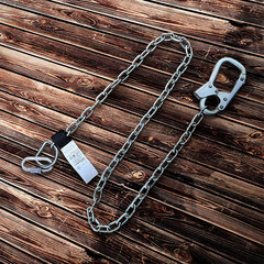 Строп страховочный Окапром Г+Кс цепь 1,5 м серый (0011) - фото 5
