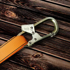 Строп страховочный Окапром Арег+Кс лента регулируемый 2 м оранжевый (0089) - фото 5