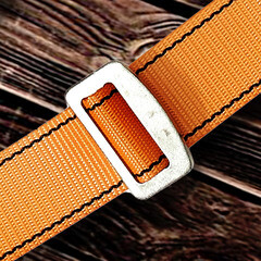 Строп страховочный Окапром Арег+Кс лента регулируемый 2 м оранжевый (0089) - фото 4