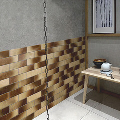 Клинкерная плитка для фасада Keramin Техас 4 (34 шт.= 0,54 кв.м) коричневая 245х65х7 мм - фото 2