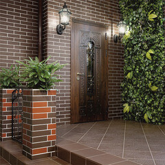 Клинкерная плитка для фасада Keramin Амстердам 4 рельеф (34 шт.= 0,54 кв.м) коричневая 245х65х7 мм - фото 3