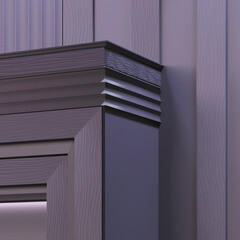 Молдинг из экополимера ударопрочный 60х8х2000 мм под покраску Stenopol C7043 белый - фото 5