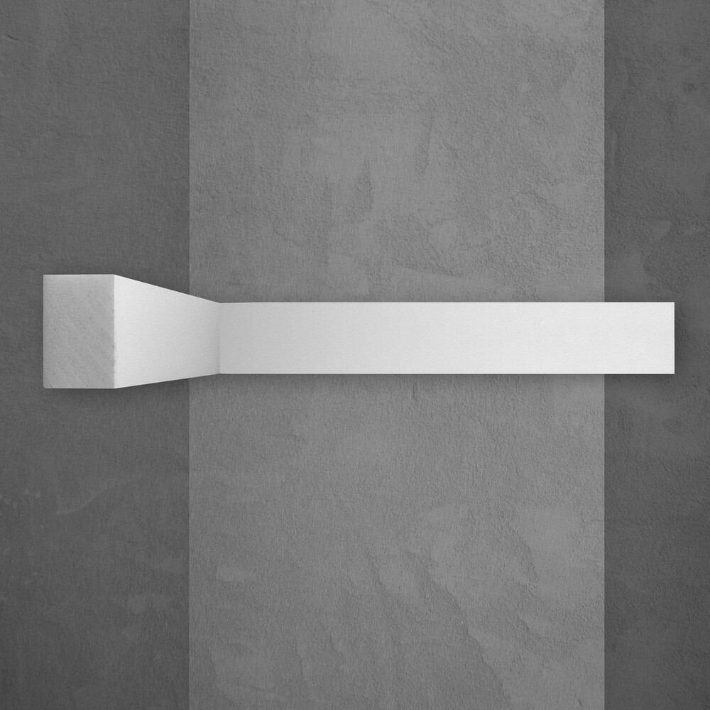 Изображение товара Молдинг Stenopol C7048 Под покраску 20x30x2000 мм Белый