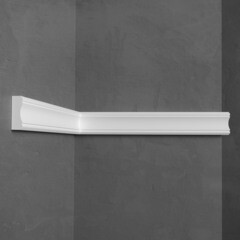 Молдинг из экополимера ударопрочный 30х10х2000 мм под покраску Stenopol C7165 белый - фото 4