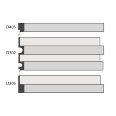 Рейка для панелей из экополимера ударопрочная 61х21х2900 мм Decomaster D305-86-18 серая - фото 3