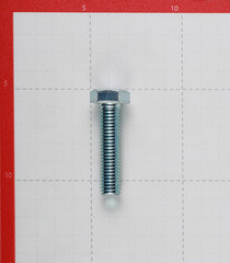 Болт оцинкованный M12x50 мм DIN 933 (2 шт.) - фото 2