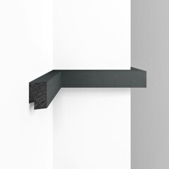 Рейка для панелей из экополимера 31х21х2900 мм Decomaster D405-112 черная - фото 4