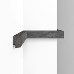 Рейка для панелей из экополимера 31х21х2900 мм Decomaster D405-1632G серая - фото 4