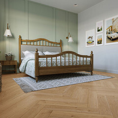 Плитка кварцвиниловая Natisston Glorious дуб медовый замковая 1,95 кв.м 4 мм с фаской художественная - фото 7