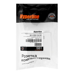 Розетка компьютерная Hyperline 8P8C CAT5e 2 гнезда (430234) - фото 2