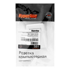 Розетка компьютерная Hyperline 8P8C CAT6 1 гнездо (430232) - фото 3