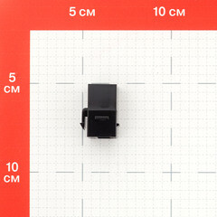 Переходник компьютерный Hyperline RJ45 8P8C CAT5e черный (444914) - фото 2