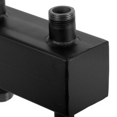 Коллектор распределительный Rommer 1 НР(ш) х 1 1/4 НР(ш) 4(5) отопительных контура (RDG-0016-004045/9152) - фото 2