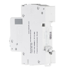 Автоматический выключатель модульный Dekraft BA-103 1P 16А тип B 6 кА 230/400 В (12209DEK) - фото 3