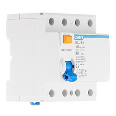 УЗО Chint NXL-63 40А 3P+N тип AC 30 мА 6 кА компактное (280791) - фото 3