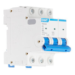 Автоматический выключатель модульный Chint NXB-63 3P 6А тип C 6 кА 400 В (814168) - фото 3