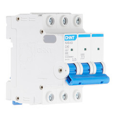 Автоматический выключатель модульный Chint NXB-63 3P 25А тип C 6 кА 400 В (814172) - фото 2