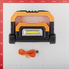 Фонарь прожектор Фотон WPВ-7800 светодиодный 2 LED 20 Вт аккумуляторный Li-Pol 5000 мАч пластик 2 режима (24093) - фото 2