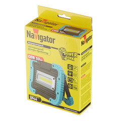 Фонарь прожектор Navigator NPT светодиодный 1 LED 10 Вт аккумуляторный Li-Ion 3000 мАч пластик 3 режима (14268) - фото 3