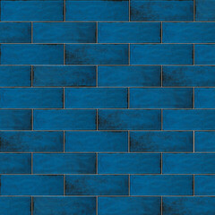 Плитка облицовочная Керамин Брайт 5 синяя 275х77х8 мм (26 шт.=0,554 кв.м) - фото 18