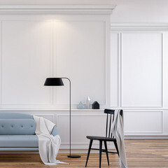 Плинтус потолочный из экополимера ударопрочный 45х30х2000 мм Stenopol C7148 - фото 4