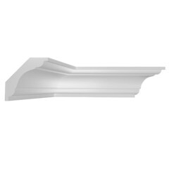 Плинтус потолочный из экополимера ударопрочный 50х50х2000 мм Stenopol C7124 - фото 4