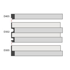 Панель декоративная из экополимера 122х2900х21 мм Decomaster D302-115-10 белая 0,354 кв.м - фото 2
