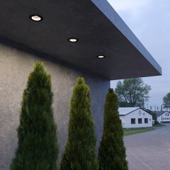 Светильник светодиодный садово-парковый Elektrostandard Light LED 3003 черный 60 мм 4000К 6 Вт IP54 (35128/U) - фото 2