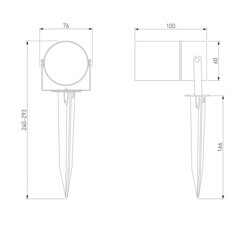 Светильник светодиодный садово-парковый Elektrostandard Landscape черный 52 мм 4000К 5 Вт IP54 (a059011) - фото 9