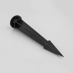 Колышек для установки светильника в грунт Elektrostandard Landscape пластиковый 210 мм - фото 2