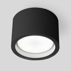 Светильник садово-парковый накладной Elektrostandard Light черный 66 мм GX53 12 Вт IP54 (35144/H) - фото 6