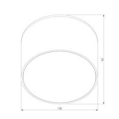 Светильник садово-парковый накладной Elektrostandard Light белый 66 мм GX53 12 Вт IP54 (35144/H) - фото 2