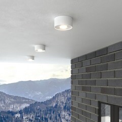 Светильник светодиодный садово-парковый накладной Elektrostandard Light LED белый 52 мм 4000К 12 Вт IP65 (35141/H) - фото 3