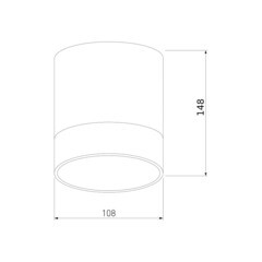 Светильник светодиодный садово-парковый накладной Elektrostandard Light LED черный 148 мм 4000К 15 Вт IP54 (35140/H) - фото 4
