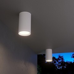 Светильник садово-парковый накладной Elektrostandard Light белый 100 мм GU10 10 Вт IP65 (35128/H) - фото 4