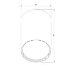 Светильник садово-парковый накладной Elektrostandard Light серый 100 мм GU10 10 Вт IP65 (35128/H) - фото 4