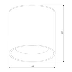 Светильник светодиодный садово-парковый накладной Elektrostandard Light LED черный 110 мм 4000К 15 Вт IP54 (35132/H) - фото 5