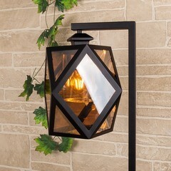 Светильник садово-парковый Elektrostandard Ambra черный E27 60 Вт IP33 (35133/F) - фото 8