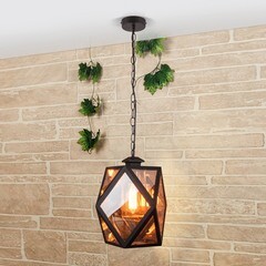 Светильник садово-парковый подвесной Elektrostandard Ambra черный 890 мм E27 60 Вт IP33 (35133/H) - фото 9