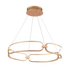 Изображение товара Светильник светодиодный подвесной Maytoni Chain 3000К 50 Вт 6 кв.м золото IP20 (MOD017PL-L50MG)