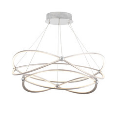 Светильник светодиодный подвесной Maytoni Weave 3000К 20 кв.м никель IP20 (MOD062PL-L103CH3K) - фото 1