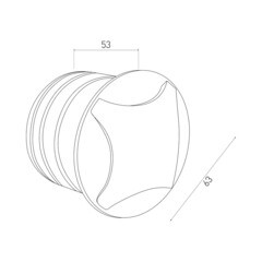 Подсветка для лестниц встраиваемая светодиодная алюминий 3 Вт 4000К IP65 Elektrostandard Step 3 (a050602) - фото 4