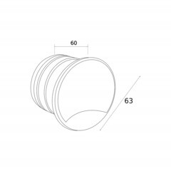 Подсветка для лестниц встраиваемая светодиодная черная 3 Вт 4000К IP65 Elektrostandard Step 3 (a049746) - фото 3