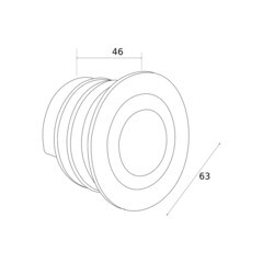 Подсветка для лестниц встраиваемая светодиодная белая 3 Вт 4000К IP65 Elektrostandard Step 4 (a049751) - фото 5