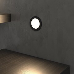 Подсветка для лестниц встраиваемая светодиодная черная 3 Вт 4000К IP65 Elektrostandard Step 5 (a049754) - фото 8