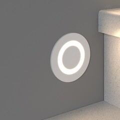 Подсветка для лестниц встраиваемая светодиодная белая 3 Вт 4000К IP65 Elektrostandard Step 4 (a049751) - фото 4